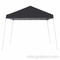 Z-Shade 10' x 10' Angled Leg Instant Shade Canopy Tent Portable Shelter, Red   